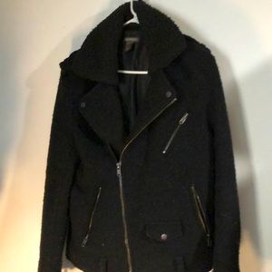 H&M Sherpa biker winter jacket